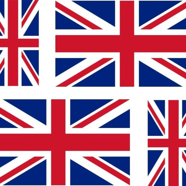 4 x union jack uk great britain GB england decals sticker bike car vinyl Z462