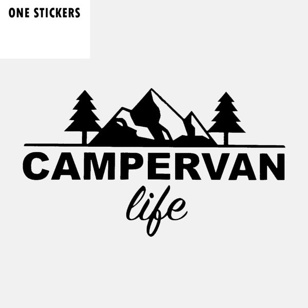 14.8CM*8.3CM Fashion Campervan life Vinyl Wonderful Car Window Sticker Decal Black Silver C11-1611