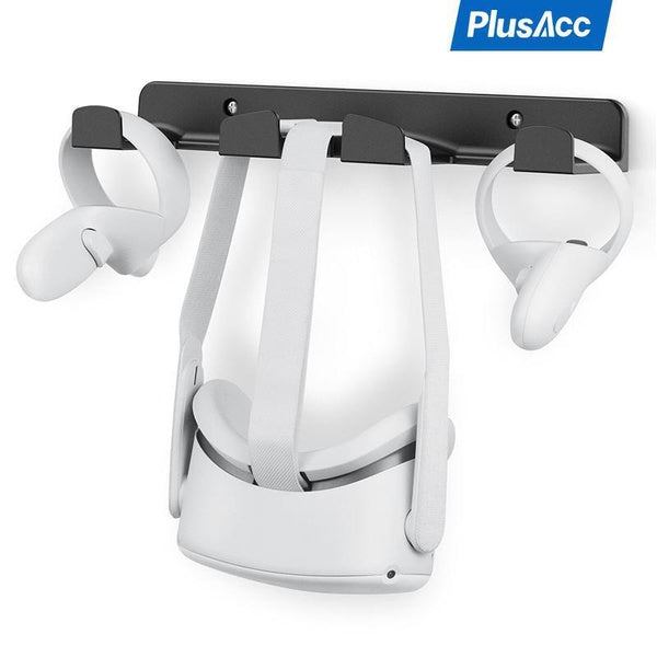 PlusAcc VR Headset Wall Mount Storage Stand Hook for Oculus Quest 2- Quest- Rift- Rift S- Valve Index- HTC Vive- HP Reverb G2- Playstation VR Headset