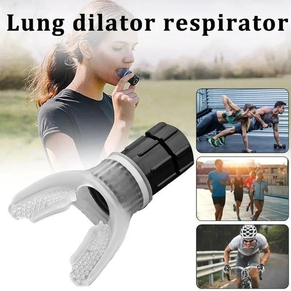 Breathing Exercise For Lungs Portable Breath Fitness Exerciser Device Endurance Workout Device With Adjustable Resistances