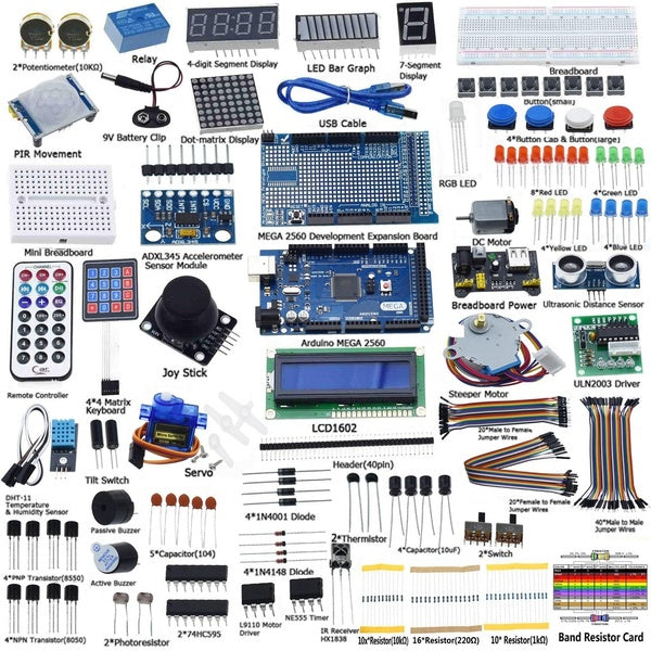 Ultimate Starter learning Kit for Arduino MEGA 2560 LCD1602 Servo Motor