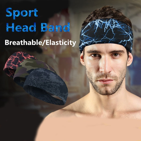 1pc Absorbent Cycling Yoga Sport Sweat Headband Men Sweatband