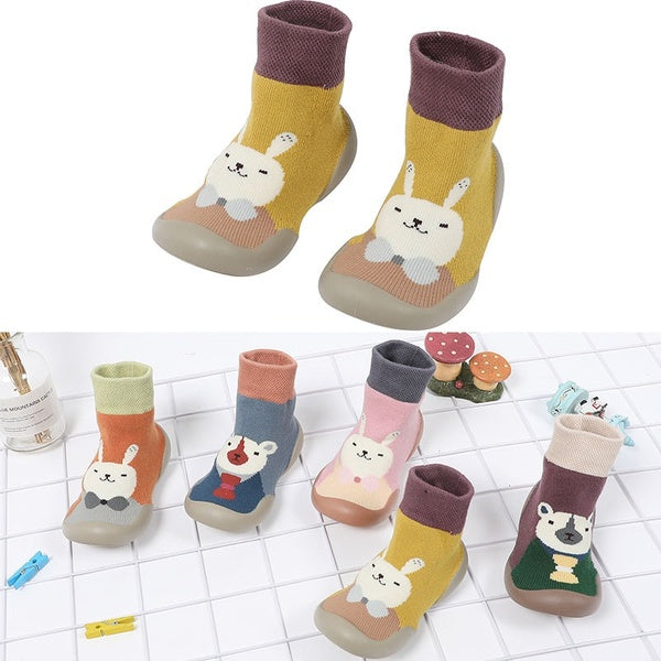 Baby Girl Boy Toddler Anti-slip Warm Slippers Socks Cotton Shoes for Winter Home