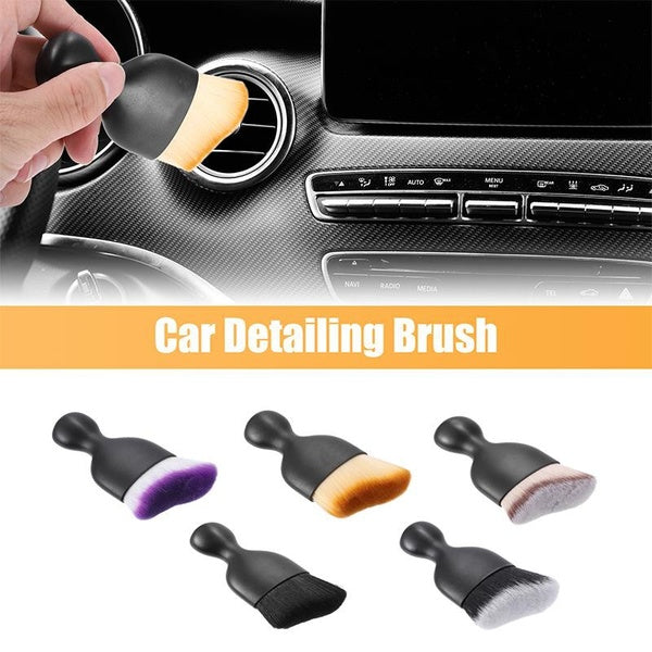 X AUTOHAUX 1PC Car Interior Cleaning Soft Brush Dashboard Air Outlet Gap Dust Removal Home Office Detailing Clean Tools Auto Maintenance Tools