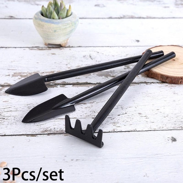 Gardening Tool Set Spade Shovel Rake for Garden Plants Care House Plants Flower Pot Cactus Vegetables Kids Indoor Small Plants Mini Medium Plant Tool
