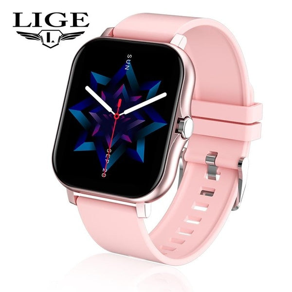 Montre intelligente pour hommes femmes cadeau pour Xiaomi plein écran tactile Sport Fitness montres HD appel numérique montre intelligente montre-bra