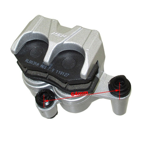 Twin Piston Front Brake Caliper 51mm For Pit Dirt Bike & Some Models Of DNM Hornet Forks Marzocchi Shiver Style Forks