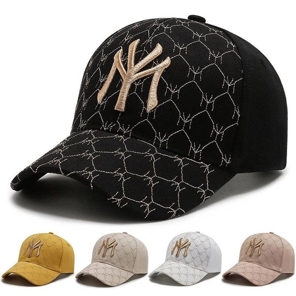Fashion Brands Spring and Autumn Baseball Cap Sun Visor Cap Men and Women Couple Trendy Fashion Embroidered Letters All-match Hat
