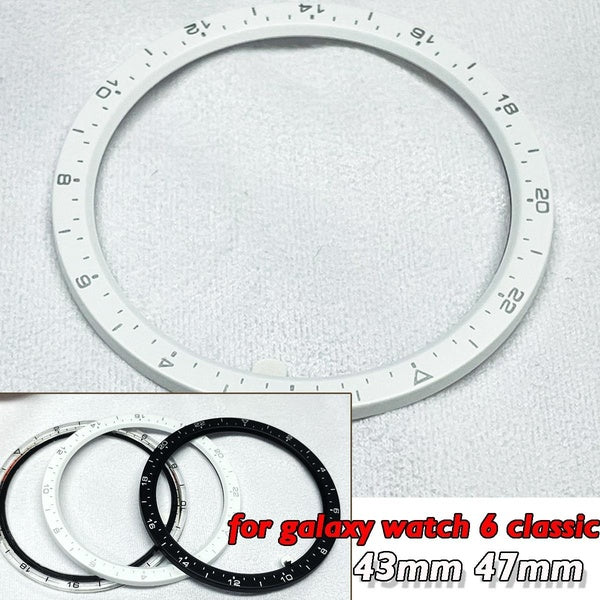 Bezel Ring For Samsung Galaxy Watch 6 Classic 43mm 47mm PC Cover Bumper Case Smartwatch Accessorie for Galaxy Watch 6 Bluetooth Classic 47mm