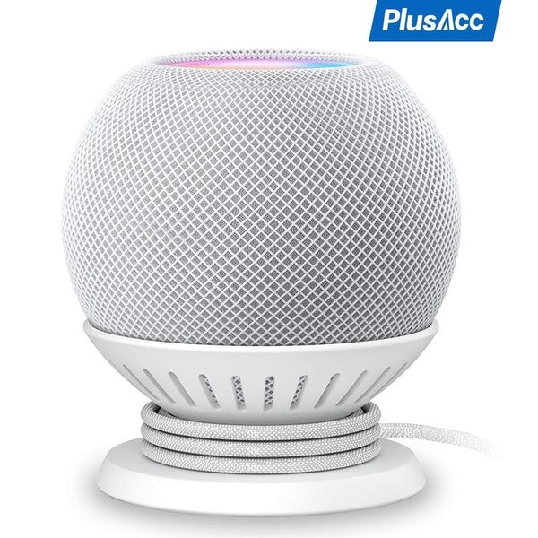 PlusAcc Desk Table Stand Holder for HomePod Mini - No Muffled Sound, Space Saving Accessories for Home Pod Mini