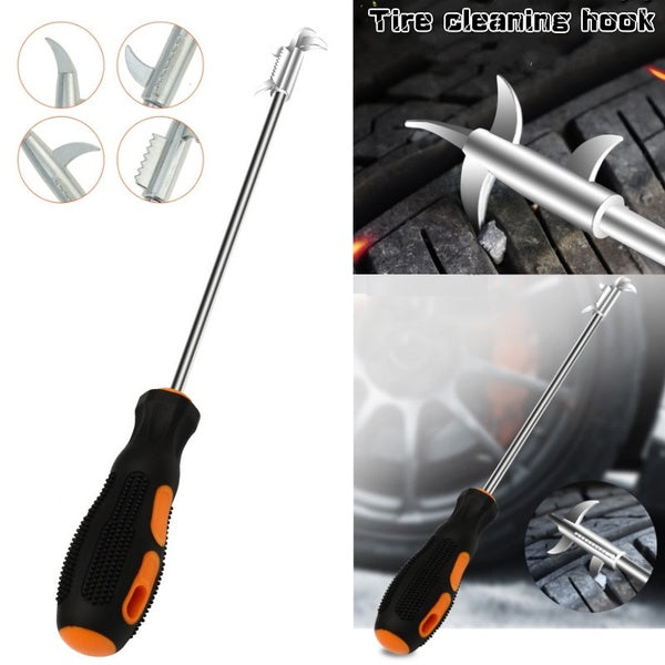 New Car Tire Cleaning Tools Clear Stone Hook Pick Stone Hook Tyre Groove Broken Stone Remover
