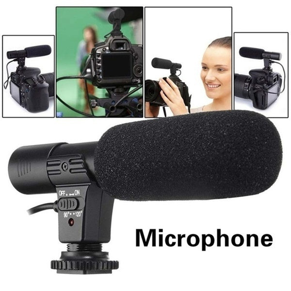 MIC-01 SLR caméra universelle Microphone photographie caméra vidéo Microphone stéréo pour caméra DV caméscope