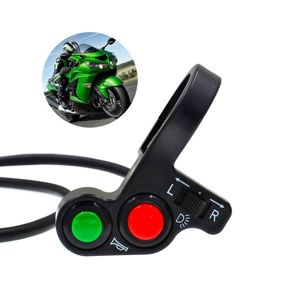 Commutateur de guidon de moto universel multifonctionnel phare klaxon clignotant combinaison vélo électrique Scooter