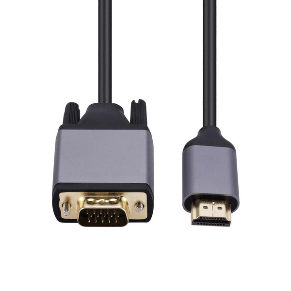 HD to VGA Compatible for Computer PC Monitor HD to VGA Cable 6 Feet Cable Uni-Directional Projector HDTV Desktop Laptop Male to Male