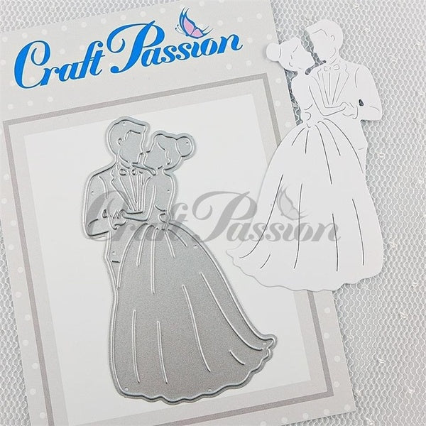 2021 nouveauté mariée et le marié pochoir matrices de découpe en métal pour Scrapbooking pratique pratique album de bricolage carte outils faits à la