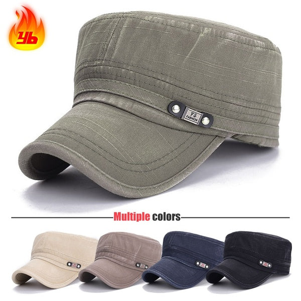 5 Colors New Fashion Classic Casual Cotton Snapback Hats Outdoor Sport Baseball Cap For Men and Women Flat Military Cadet Cap Style Design