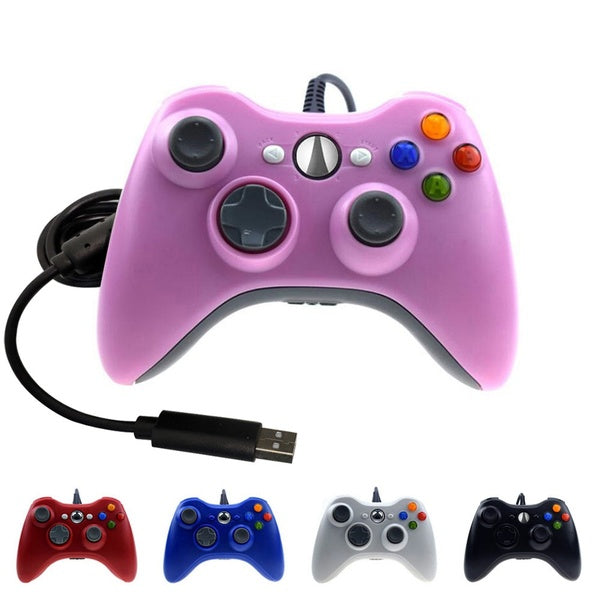Manette filaire USB pour Xbox 360-PC Windows 7-8-10 Accessoires de jeu Manette de jeu pour Xbox360