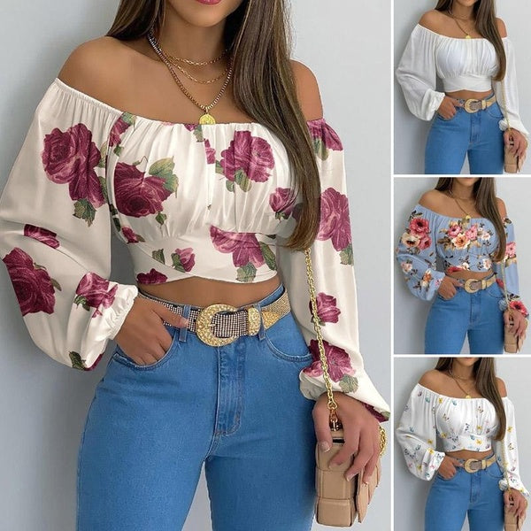 Women's Fashion Off Shoulder Blouses Summer Cross Strap Shirts Breathble Crop Tops Ladies Casual T Shirts