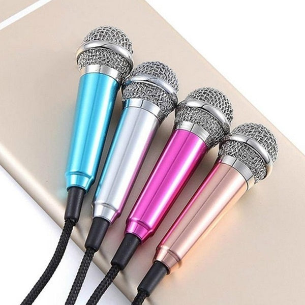 NOUVEAU Mini microphone filaire portable pour téléphone portable We Media Mini Microphone