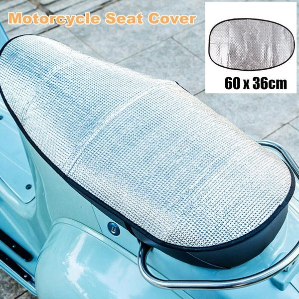 Motorcycle Scooter Seat Cover Sunscreen Heat Insulation Cooling Seat Cover