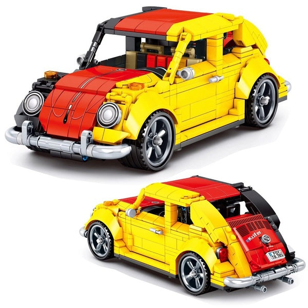 New 675Pcs Car Model Building Block Brick Educational DIY Toy Childrens Christmas Gift