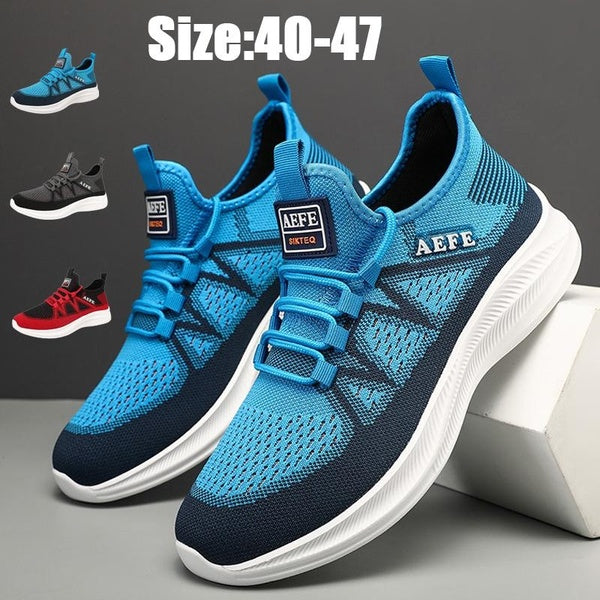 Men's Casual Sneakers Fashion Sports Running Shoes Walking Shoes Tennis Fitness Plus Size 40-47