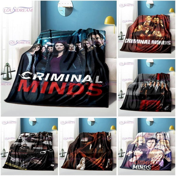 Criminal Minds Series Blanket Ultra-Soft Flannel Fleece Warm Throw Blankets Couch Sofa Bed Living Room Nap Blanket for Adults Kids