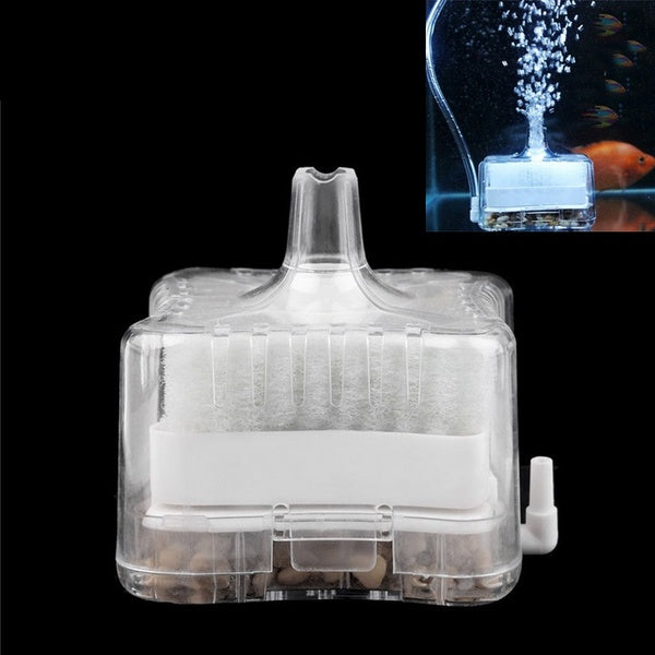 Pneumatic Mini Filter For Fish Tank Biochemical Filtering Toilet Suction Device For Aquarium Oxygen Enrichment Filtration