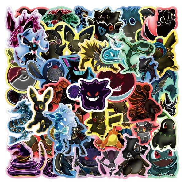 10-60pcs Cartoon Animal Elf Imp Waterproof Stickers for DIY Luggage Laptop Skateboard Motorcycle Bicycle Sticker