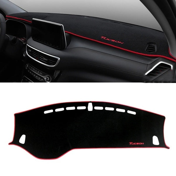For Hyundai Tucson LHD 2015 2016 2017 2018 2019 Car Dashboard Mat Pad Instrument Platform Desk Cover Anti-Mat Carpets Car Styling Accessories
