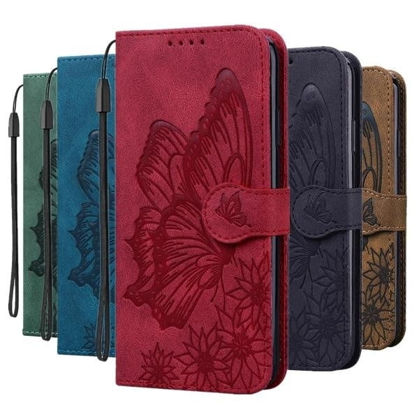Flip Leather Case For IPhone 15 14 13 12mini 12 Pro Max 11 Pro Max 6 s 7 8 Plus SE 2020 X XR Xs Max Fundas Card Holder Phone Cases Samsung Galaxy S24