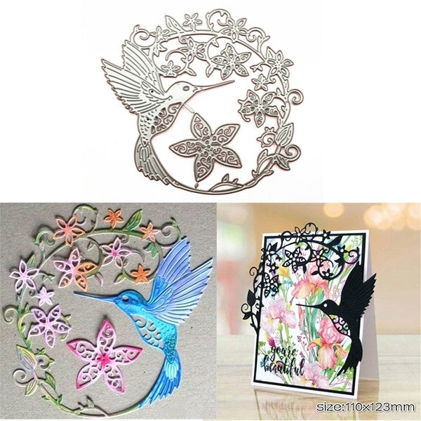 DIY Humming Bird Cutting Dies Scrapbook Diy Album Card Paper Maker Metal Die Cut Stencil Decoration Dies Craft Cutting Template