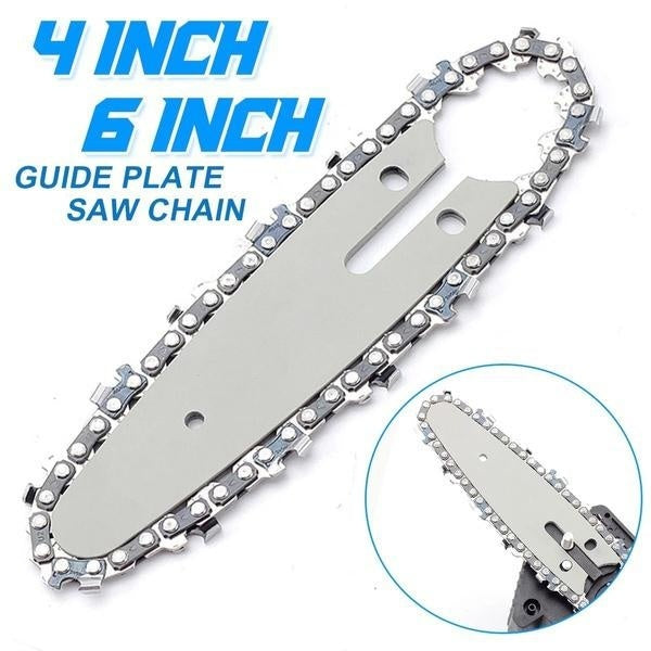 4-6-8 Inch Mini Chainsaw Chain-Guide Electric Saw Accessory Replacement Chain for Electric Pruning Saw Garden Logging Tools