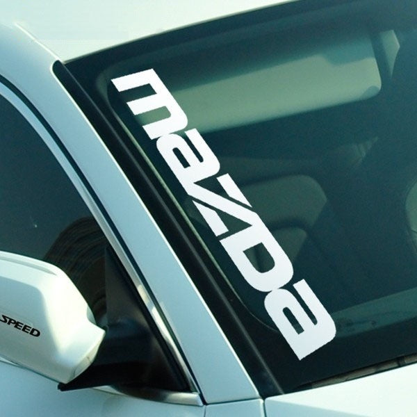 Car front windshield stickers decal for Mazda 3 6 Atenza Axela CX-5 CX30 CX3 etc.