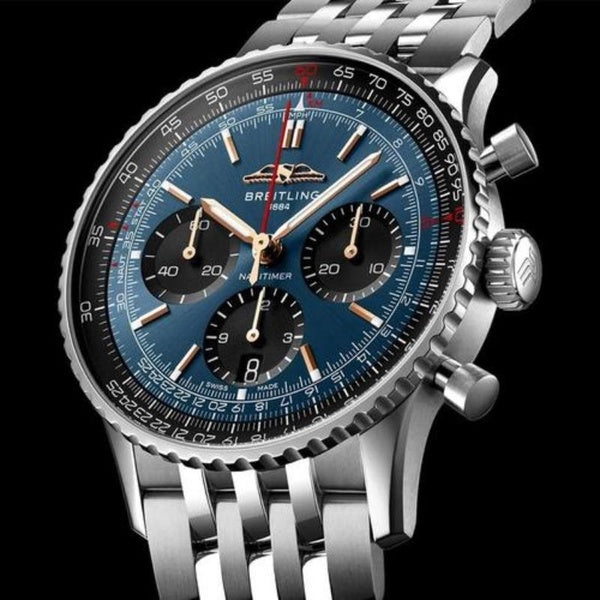 Montre De Luxe pour hommes, entièrement en acier, mouvement à Quartz VK, multifonction, Date, poignet pour affaires, avec boîte