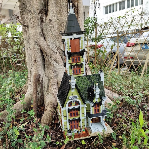 New Haunted House 3200+Pcs Model Building Block Brick Educational Assembly Toy Children Gift