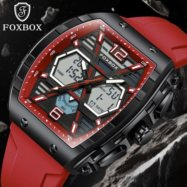 LIGE mode hommes montres haut de gamme marque homme sport militaire Quartz montre-bracelet Gel de silice LED horloge numérique Relogio Masculino