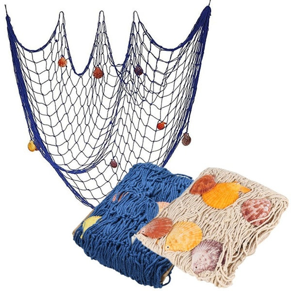 Fishing Net Sea Shell Starfish Hanging Home Wall Decoration Nautical Ocean Theme Home Decor