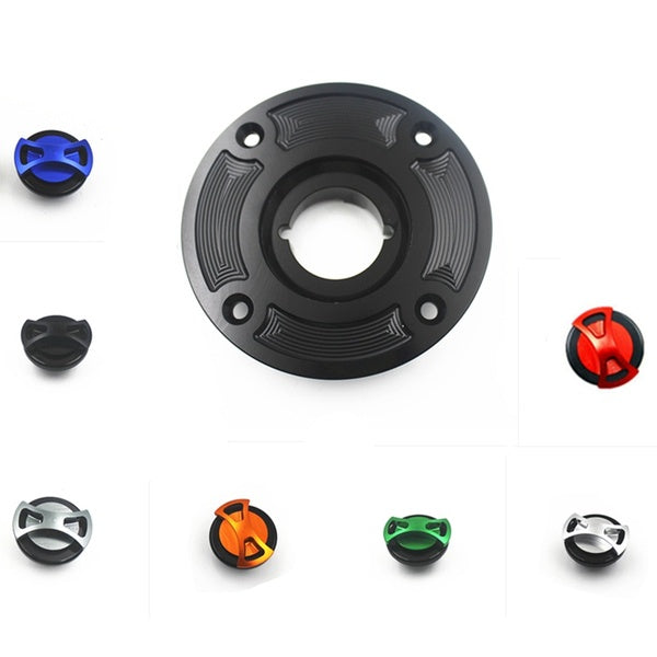 Motorcycle CNC Keyless Fuel Gas Tank Cap Cover For Suzuki GSX-R600 750 1000 SV650 TL1000S R GSF1200 Bandit 1200