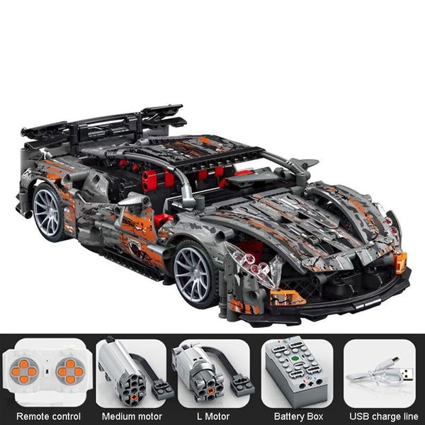 New 1142pcs MOC Super Sport Racing Car Model Building Block Brick Educational Assembly Toy Children Boy Gift