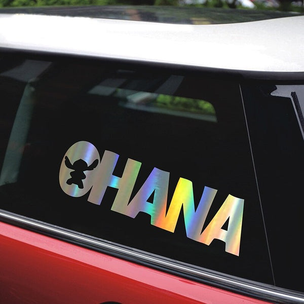 15.1*4.2cm OHANA Fashion Car Window Sticker Car Stickers And Decals Car Decoration Door Window Body Vinyl Stickers