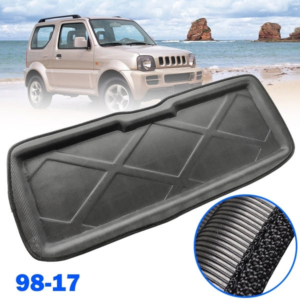 Tailored Boot Cargo Liner For Chevrolet Suzuki Jimny Mazda AZ Offroad JB23 JB33 JB43 JB53 1998-2017 Trunk Floor Mat Tray Carpet