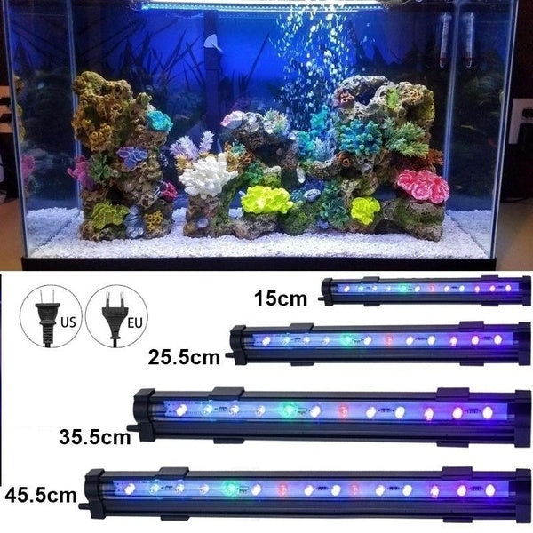 Aquarium LED coloré bulle lumière couleur changeante lumière flash lente LED lumière de plongée lumière de réservoir de poisson lumière submersible f