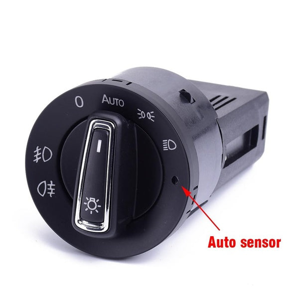 Built-in Auto Light Sensor Headlight Switch Leaving Coming Home For VW Polo 9N 6R Golf 4 Jetta MK4 Passat B5 B5.5