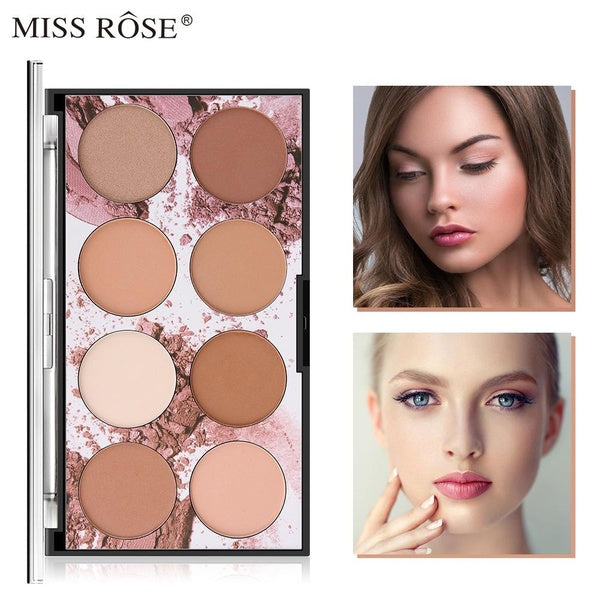 Miss Rose 8 Colors Long Lasting Fixing Makeup Oil Control Mineral Pigment Powder Waterproof Skin Correcting Concealer Face Powder Cosmetic