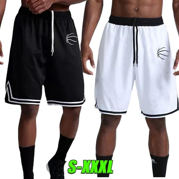 Fashion Men Printed Summer Shorts Casual Sports Shorts Running Basketball Shorts Athletic Training Fitness Bodybuilding Shorts Plus Size