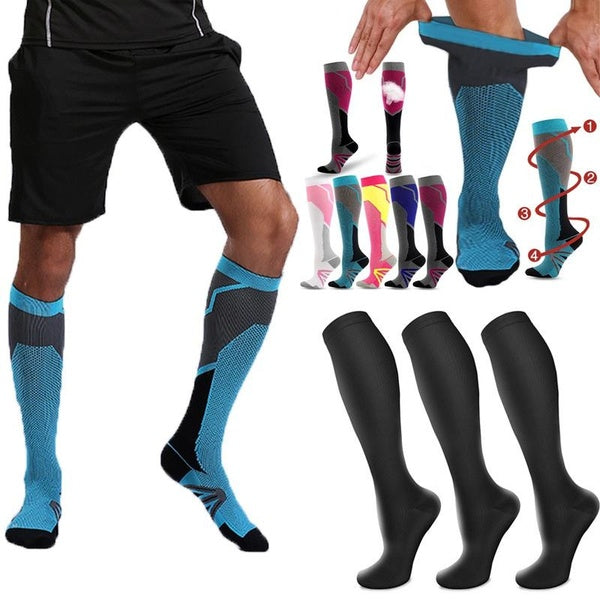 1pair Compression Socks for Women & Men Circulation-Compression Socks Best for Running,Medical,Nurse,Travel,Cycling