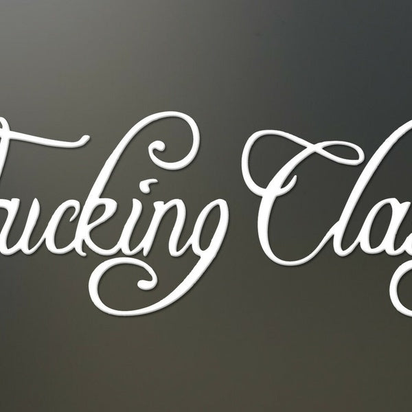 2PCS Fucking Classy Funny Sticker JDM Drift car truck window laptop Decal