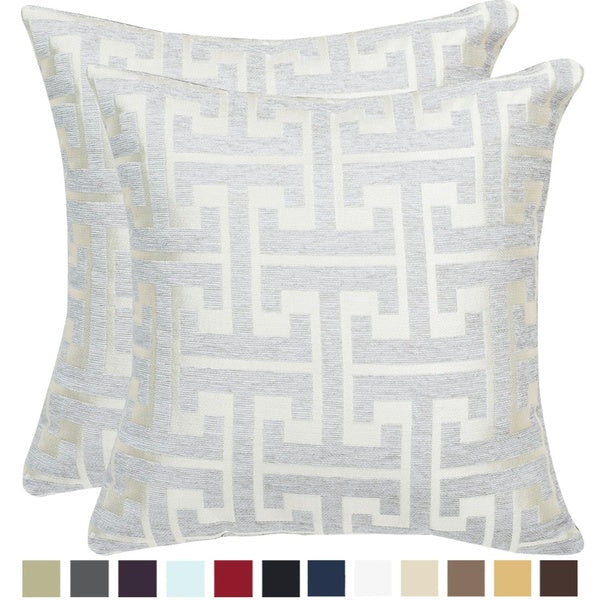 1-2-6Pcs Geometric Polyester Pillow Case Waist Throw Cushion Cover Home Decor