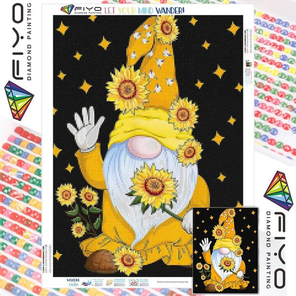 FIYO DIY 5D Diamond Painting Full Drill with Number Kits Home and Kitchen Fashion Crystal Rhinestone Cross Stitch Embroidery Paintings Canvas Picture